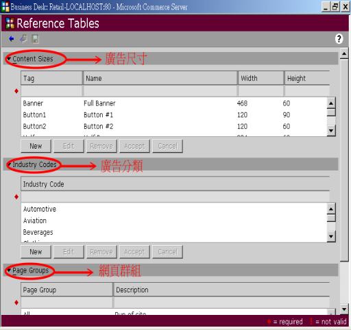 《圖二　設定Reference Table》