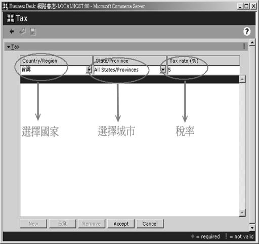 《圖五　設定稅率》