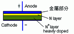 《圖六  Schottky二極體構造圖》