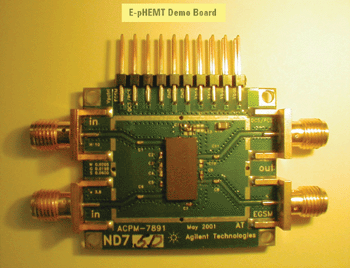 《圖一　E-pHEMT 展示電路板》