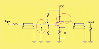 《圖三　一個簡單的電晶體放大電路》