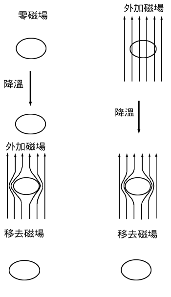 《图二 超导体的反磁性特性》