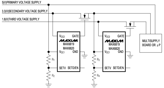 《圖七　三種不同電壓電源的順序控制》