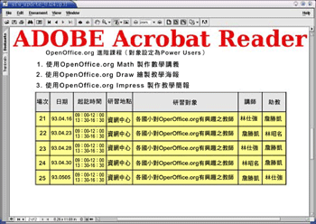 《圖九　ADOBE Acrabat Reader的閱讀介面》