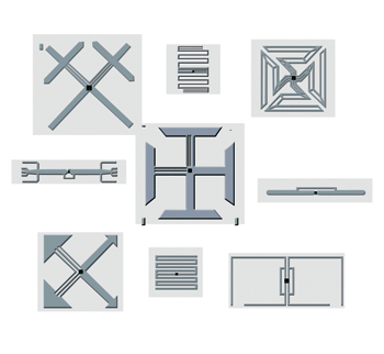 《圖四　Symbol的各式RFID天線，包括單偶極天線、雙偶極天線、唯讀性天線及讀寫性天線等。》