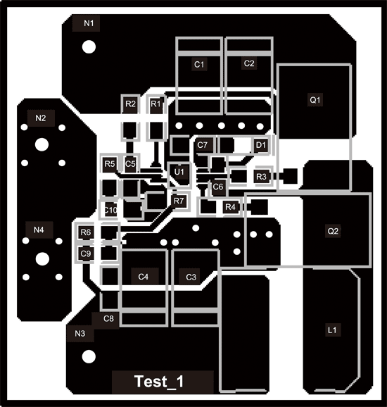 《圖三　Test_1 PCB》