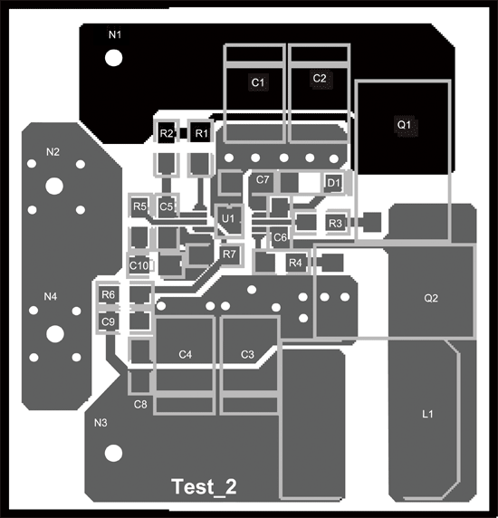 《图七 Test_2 PCB》