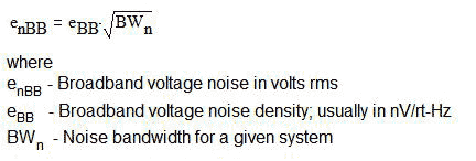 《公式三 宽带噪声方程序》
