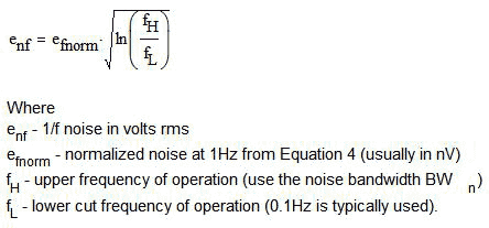 《公式五 计算1/f噪声》