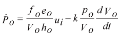 《公式四　氣動馬達入口處壓力變化方程式之4》