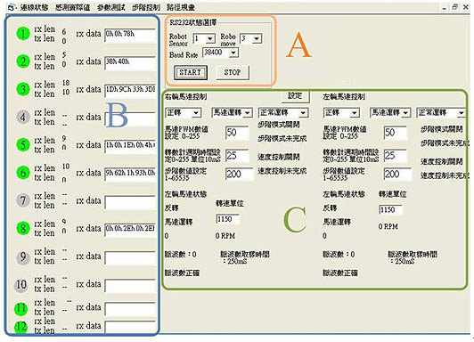 《图十一 模块连接与参数设定画面》