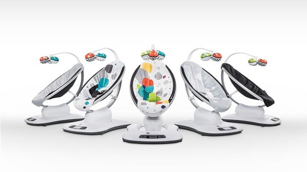 图三 : 4moms的mamaRoo，是一款透过蓝牙控制的智能婴儿摇椅。（Source：www.4moms.com）