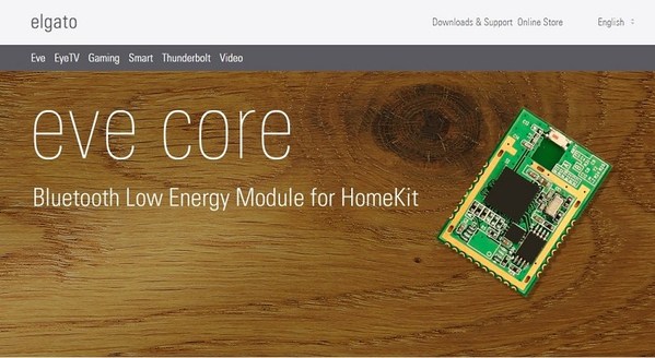 图3 : Elgato是目前推出通过HomeKit认证，并推出产品在市场上销售的五家业者之一，针对BLE能力不足以安全认证的问题，该公司也推出开发板来满足系统业者在这方面的设计需求。 （Source：Elgato官方网站）