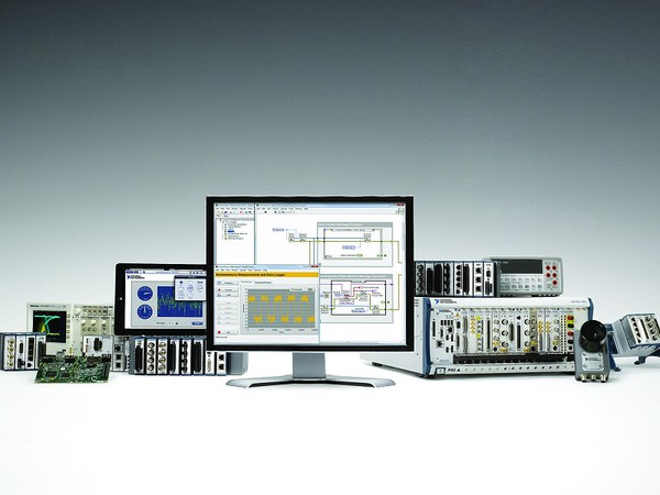 图二 : 不光是PXI，NI能透过LabVIEW，将其他产品线串连，形成特有的竞争优势。 （Source：NI）