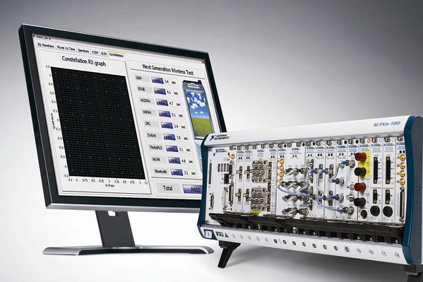 圖1 : 模組化儀器可以讓使用者真正從需求的角度面來降低並優化成本。圖為NI的PXI模組化儀器。