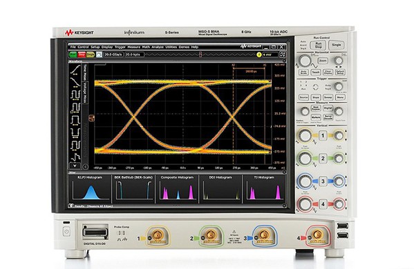 圖4 : 是德科技MSOS804A高解析度示波器