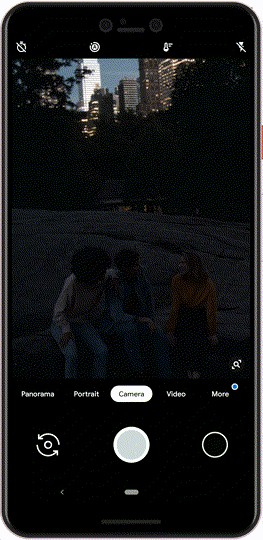 图6 : Pixel 3XL夜视模式