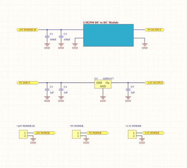 圖7 : 房門終端電源轉換電路