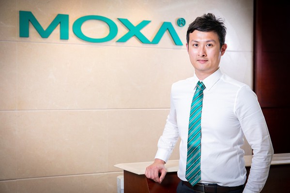 图1 : 四零四科技（MOXA）亚太区物联网解决方案处产品行销经理郭彦征(摄影:林鼎皓)