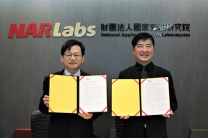 图一 : 国研院王永和院长(左)与设研院张基义院长(右)签署合作备忘录(source:国研院)