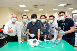 圖一 : 工研院與產業合作，團隊17天打造完成台灣首台呼吸器原型機，為台灣產業爭取布局高階醫材機會。(source: ITRI)