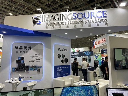 圖2 : 德國機器視覺大廠The Imaging Source兆鎂新，也於今年8月24至27日台北國際自動化大展I-116攤位上，展示多樣傳實機動態應用)。