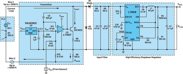 图2 : 以LT8618作为直流电源的电流??路