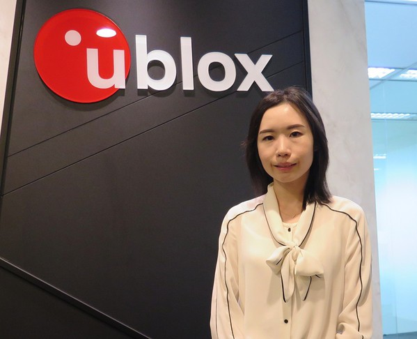 圖一 : u-blox業務開發經理陳曉誾