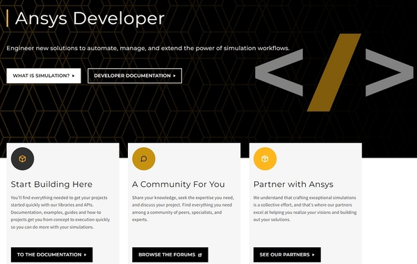 图二 : Ansys Developer入囗网站