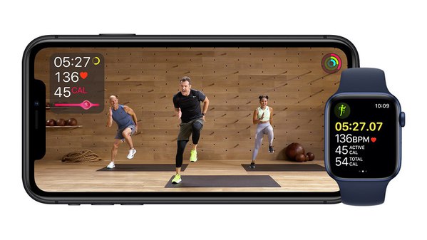 图三 : Apple Fitness+为使用者提供专业的健身指导与训练计画。（source：Apple）