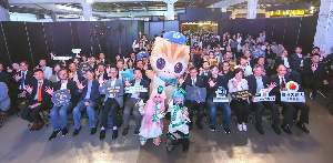 圖一 : 「2023玩學5G新視界」經濟部產業發展署主任秘書林德生與現場來賓合影