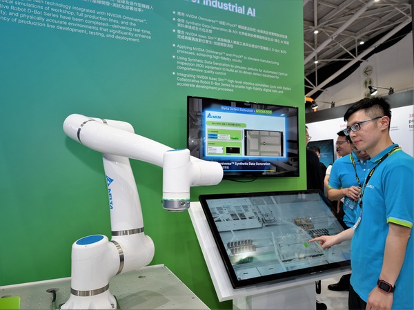 图一 : NVDIA现已和台达在内的8家台湾代工厂商深度合作。（摄影：陈念舜）