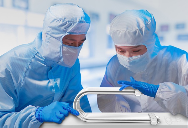 圖一 : igus針對無塵室環境提供了可開啟和擴增的專用e-skin系列拖鏈和電纜解決方案。(source：igus)