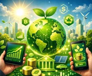 图一 : 循环经济逐渐成为各国政策与产业转型的核心战略，然而资金动能不足，成为推动循环经济规模化的最大瓶颈。