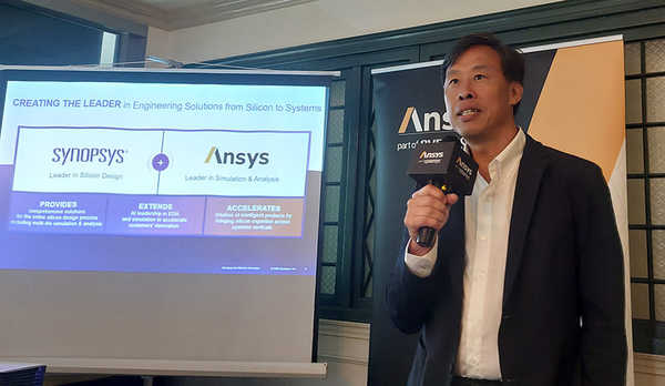 圖一 :  Ansys, part of Synopsys, Taiwan Country Manager李祥宇
