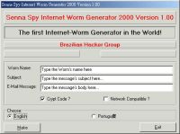 病毒产生器Senna Spy Internet Worm Generator 2000画面