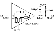 安捷倫推出射頻積體電路放大器MGA-52543