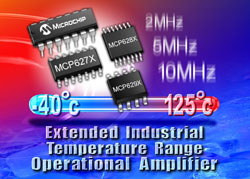 Microchip新款运算放大器