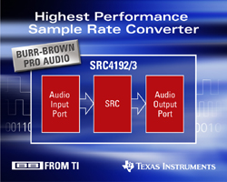 TI高效能采样率转换器