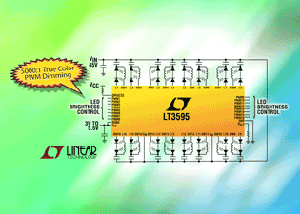 Linear推出16通道LED驅動器能驅動160顆50mA LED BigPic:315x225