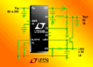 凌力爾特具備線性控制器的DC/DC 轉換器 BigPic:336x240