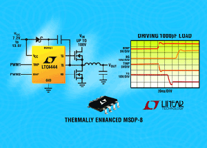 Linear新款100V高速同步N信道3Amp MOSFET驱动器 BigPic:315x225