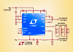 Linear推出雙組升壓加逆向DC/DC轉換器 BigPic:315x225