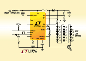 Linear針對LED應用推出全功能LED控制器 BigPic:315x225