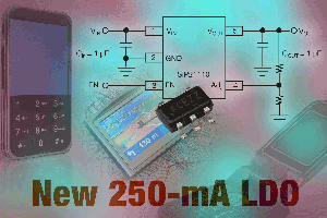 Vishay新型LDO穩壓器可提供3 5 µA的低接地電流