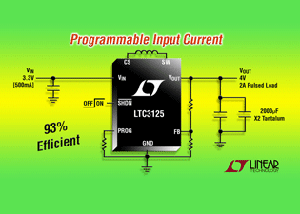 凌力爾特( Linear) 發表 1.6MHz、電流模式、具備精準及可設定平均輸入限流的同步升壓DC/DC 轉換器 BigPic:315x225