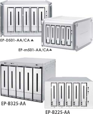 普桦科技首推业界最小的5 bay RAID 储存设备，除高质感外型、简易GUI设计外，并可搭配eSATA, USB2.0+1394b以满足不同传输需求。