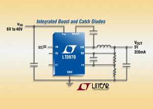 凌力尔特发表350mA、40V降压切换DC/DC转换器 - LT3970 BigPic:315x225