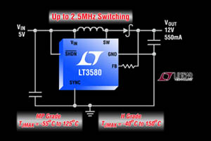 Linear推出新款2A、42V升壓轉換器