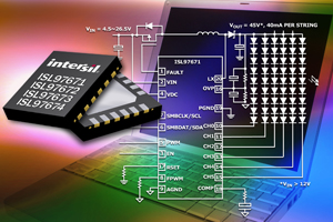 Intersil推出全新LED驱动IC系列